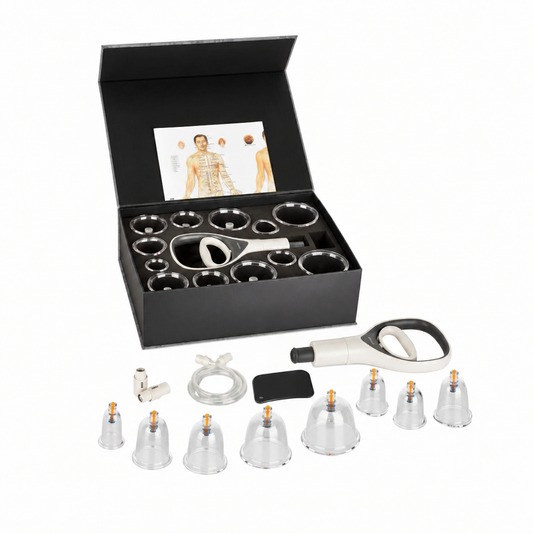 Hwato vacuum cupping set